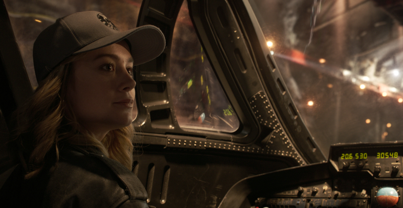 Carol Danvers in Captain Marvel.